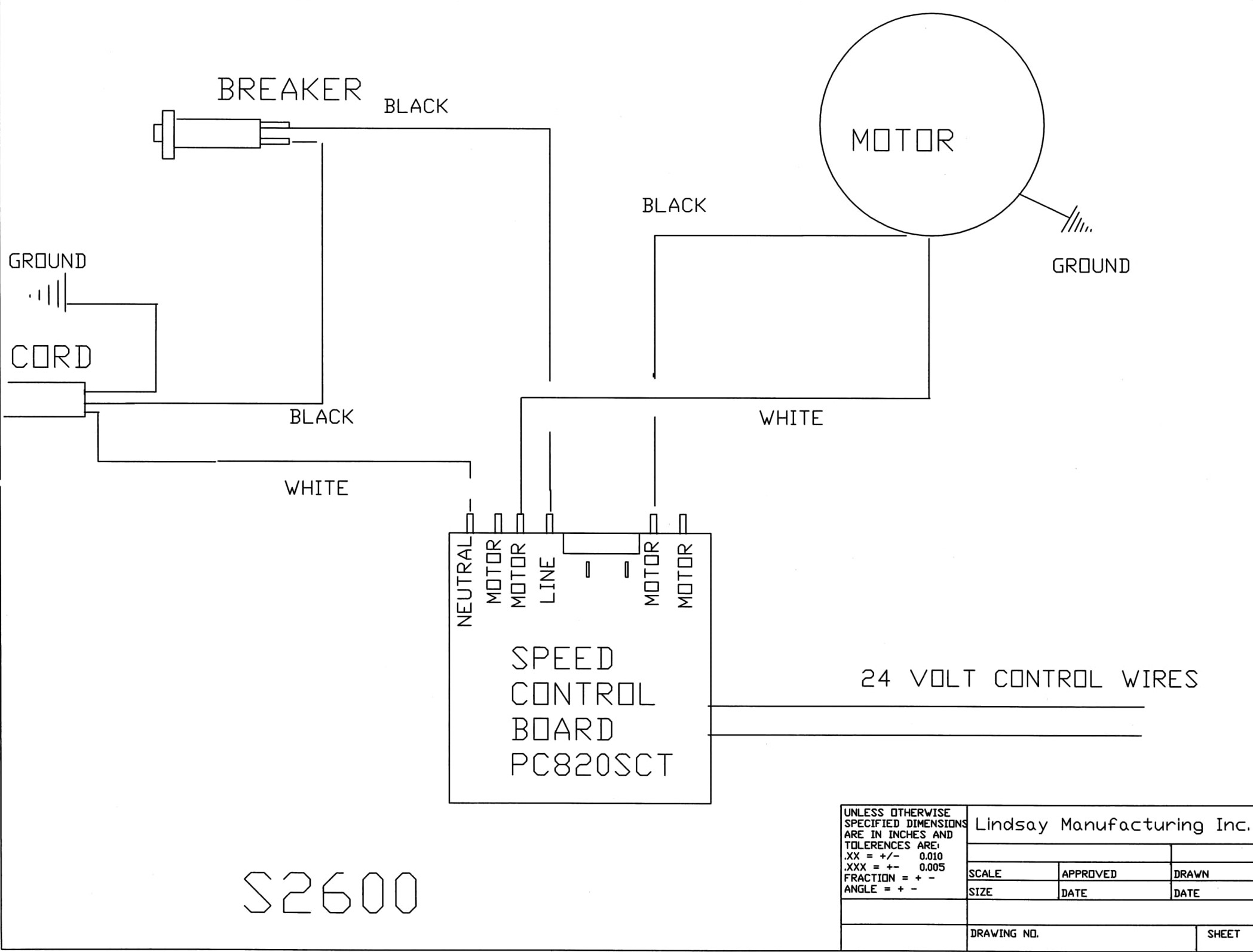 Lindsay PC Board Assembly [PC820SV] | CentralVacuumDirect.com